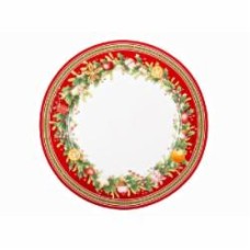Тарелка сервировочная Lefard Christmas Collection Wreaths 21 см 986-123