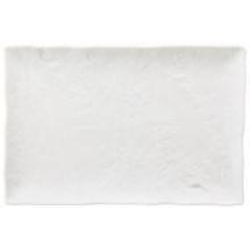 Блюдо прямоугольное Fiora Lavastone White 24x16x1.5 см