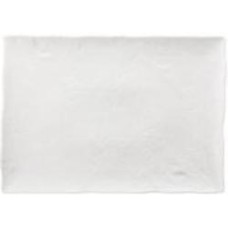 Блюдо прямоугольное Fiora Lavastone White 33x23.5x1.8 см