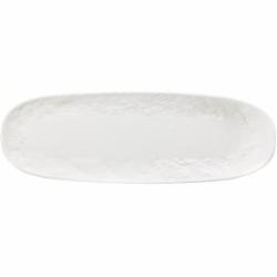 Блюдо прямоугольное Fiora Lavastone White 31x10.9x3.3 см