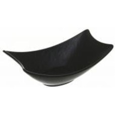 Салатник Fiora квадратный Lavastone Black 19.2x10x7 см