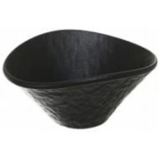 Салатник Fiora овальный Lavastone Black 13x10x6 см