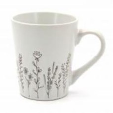 Чашка Milika Blossom WhGrey 350 мл M0420-86E-038C-1440