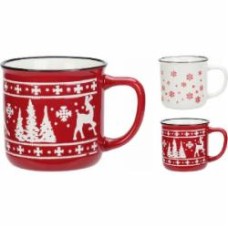 Чашка Koopman Christmas Deer 330 мл в ассортименте фарфор