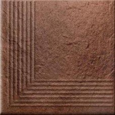 Клинкерная плитка Cersanit Солар Графит структурная угловая 30x30