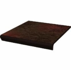 Клинкерная плитка Ceramika Paradyz Asti brown kapinos stopnica prosta 30x33
