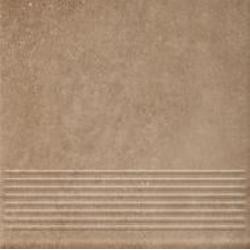 Клинкерная плитка Ceramika Paradyz Mattone Sabbia Beige Stopnica Prosta 30x30 (1,17)