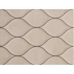 Плитка Golden Tile Isolda Contour light beige relief 7МV261 25x33 см