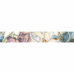 Бордюр InterCerama Batik вертикальный серый БВ 83 071 7x50