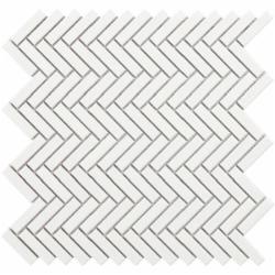 Мозаика Intermatex Tech Chevron White Gloss 28,3x27,7