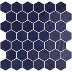 Мозаика Onix Hex XL Zelik Blue 28,6x28,4 см