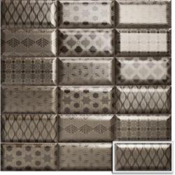 Плитка Mainzu Bumpy Metal 10x20 см