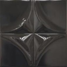 Плитка Cifre Vertex Curve Black 15x15
