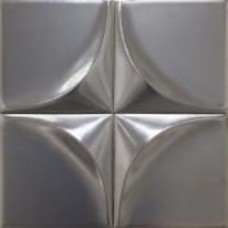 Плитка Cifre Vertex Curve Silver 15x15