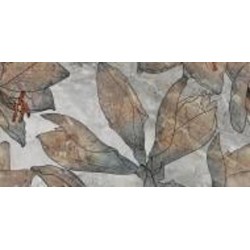Панно Ceramika Color Philadelphia (Rock Island) Blue Flowers Dekor Rett 30*60 см (к-т из 2-ух шт)
