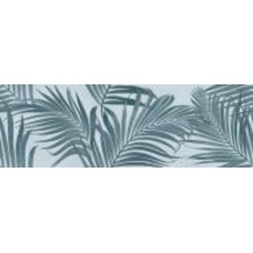 Плитка Ceramika Color Spettacolo Decoro Foliage Azzurro Rett (SCP010) 30x90 см