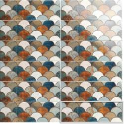 Плитка Mainzu Bellagio Escama Caramel Decor 10x30 см