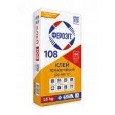 Клей для плитки Ферозит термостойкий 108 25 кг