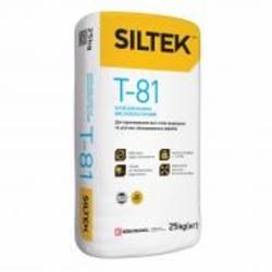 Клей для плитки Siltek SILTEK Т-81 Клей для плитки высокоэластичный 25 кг Клей для плитки Siltek SILTEK Т-81 Клей для плитки высокоэластичный 25 кг