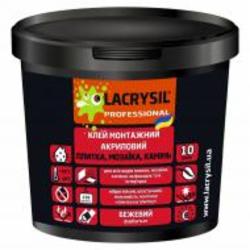 Клей для плитки и мозаики Lacrysil монтажный акриловый 8 кг