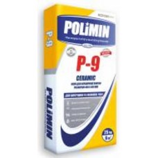 Клей для керамической плитки Polimin P-9 Ceramic размером 400х400 мм 25 кг