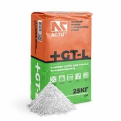 Клей для керамической плитки ACTU и керамогранита ПРО, GT-L, 25 кг