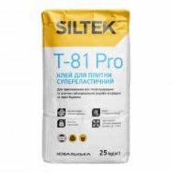 Клей для плитки Siltek T-81 Pro супереластичний 25 кг