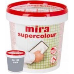 Затирка для плитки Mira Supercolour 120 1.2 кг серый