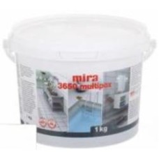 Затирка для плитки Mira 3650 multiрох 1 кг белый