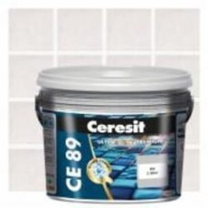 Затирка для плитки Ceresit CE 89 ULTRAEPOXY PREMIUM 2,5 кг №801 ведро белый