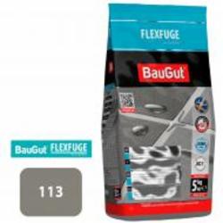 Затирка для плитки BauGut FLEXFUGE 113 5 кг темно-серый