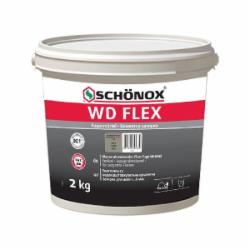 Затирка для плитки Sika Цементная Эластическая SCHONOX WD FLEX 2кг ведро белый