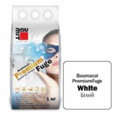 Затирка для плитки Baumit PremiumFuge CG2 WA 1 кг белый