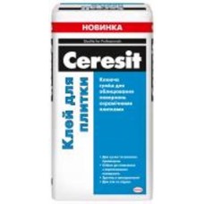 Клей для плитки Ceresit (для стен и пола) 25 кг