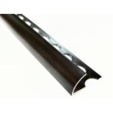 Уголок для плитки Braz Line алюминий BLB-5402-75-9017-K.27 2,7 м черный