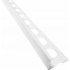 Уголок для плитки Braz Line алюминий BLB-5403-75-9016-K.27 2,7 м белый