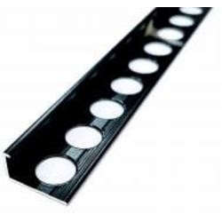 Уголок для плитки Braz Line алюминий BLB-5404-75-9017-K.27 2,7 м черный