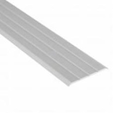 Порожек алюминиевый рифленый Braz Line 40x900 мм серебро
