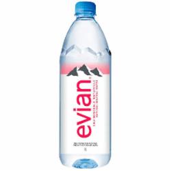 Вода Evian негазированная 1 л