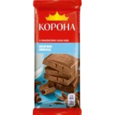 Шоколад Корона молочный без добавок 85 г (7622210815415)
