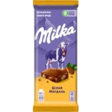 Шоколад Милка целый миндаль 90 г 7622210308139