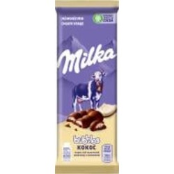 Шоколад Milka Bubbles молочный пористый с кокосом 97 г