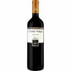 Вино Carta Vieja Carmenere красное сухое (7804310549494) Чили 0,75 л