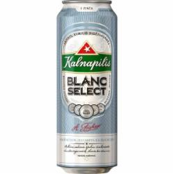 Пиво Kalnapilis Blanc Select светлое нефильтрованное ж/б 5% 0,568 л