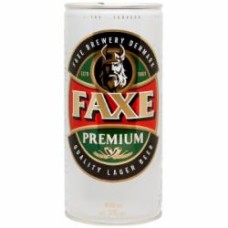 Пиво Faxe Premium светлое фильтрованное 5% 1 л