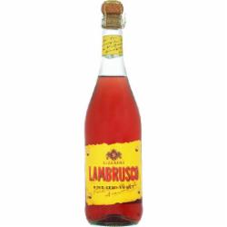 Вино игристое Sizarini Lambrusco розовое полусладкое 750 мл