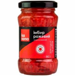 Имбирь розовый маринованный 180г (4820131230024)