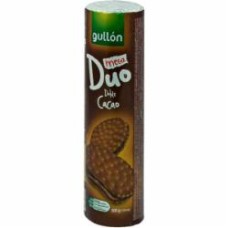 Печенье Gullon Duo Mega сендвич двойной шоколад 8410376044409 500 г