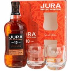 Виски Jura Isle of Jura 10yo 0,7л с двумя бокалами 0,7 л