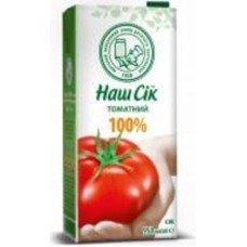 Сок Наш Сік Томатный 0,95 л
